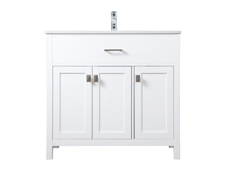 Harrison SIngle Bathroom Vanity in White (173|VF28836WH)