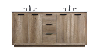 Blake Double Bathroom Vanity in Natural Oak (173|VF19472DNT)