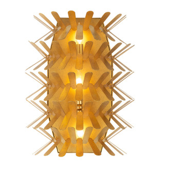 Spur Three Light Wall Sconce in Oxidized Gold Leaf (33|520121OL)