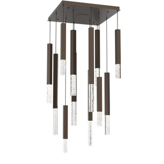 Axis LED Chandelier in Flat Bronze (404|CHB0097-12-FB-GC-C01-L1)