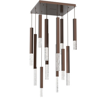 Axis LED Chandelier in Burnished Bronze (404|CHB0097-12-BB-GC-C01-L3)