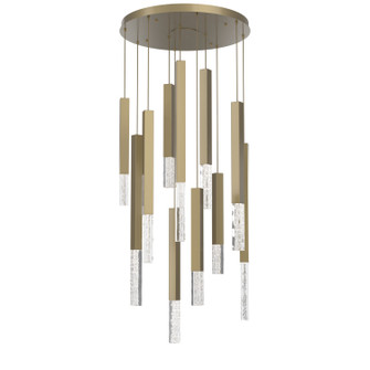 Axis LED Chandelier in Gilded Brass (404|CHB0097-11-GB-GC-C01-L3)