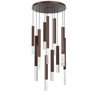 Axis LED Chandelier in Burnished Bronze (404|CHB0097-11-BB-GC-C01-L3)