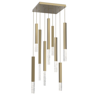 Axis LED Chandelier in Gilded Brass (404|CHB0097-09-GB-GC-C01-L3)