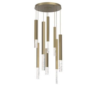 Axis LED Chandelier in Gilded Brass (404|CHB0097-08-GB-GC-C01-L3)