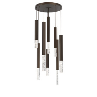 Axis LED Chandelier in Flat Bronze (404|CHB0097-08-FB-GC-C01-L1)