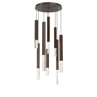 Axis LED Chandelier in Burnished Bronze (404|CHB0097-08-BB-GC-C01-L3)