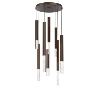 Axis LED Chandelier in Burnished Bronze (404|CHB0097-08-BB-GC-C01-L1)