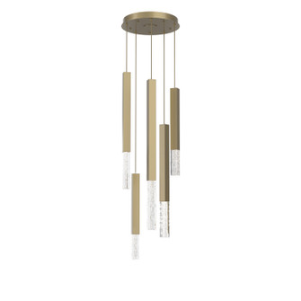 Axis LED Chandelier in Gilded Brass (404|CHB0097-05-GB-GC-C01-L3)
