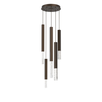 Axis LED Chandelier in Flat Bronze (404|CHB0097-05-FB-GC-C01-L3)