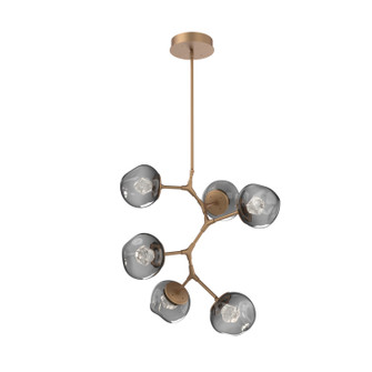 Luna LED Chandelier in Novel Brass (404|CHB0095-VA-NB-ZS-001-L3)