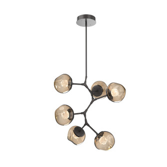 Luna LED Chandelier in Graphite (404|CHB0095-VA-GP-FB-001-L3)