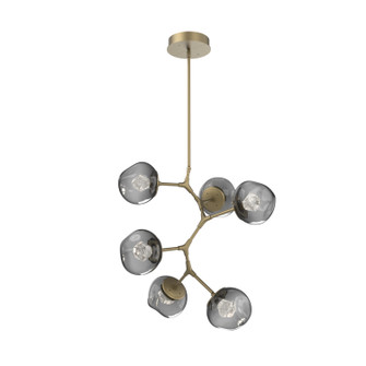 Luna LED Chandelier in Gilded Brass (404|CHB0095-VA-GB-ZS-001-L3)