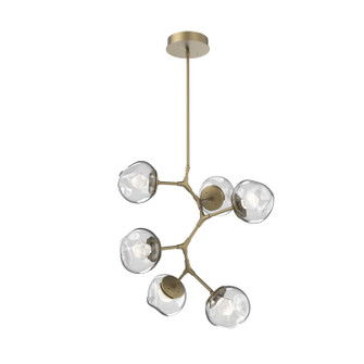 Luna LED Chandelier in Gilded Brass (404|CHB0095-VA-GB-ZC-001-L3)