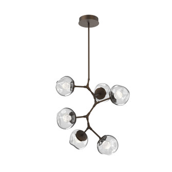 Luna LED Chandelier in Flat Bronze (404|CHB0095-VA-FB-ZC-001-L3)