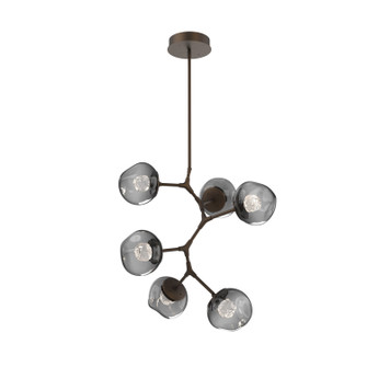 Luna LED Chandelier in Flat Bronze (404|CHB0095-VA-FB-FS-001-L3)