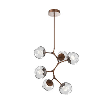 Luna LED Chandelier in Burnished Bronze (404|CHB0095-VA-BB-ZC-001-L1)