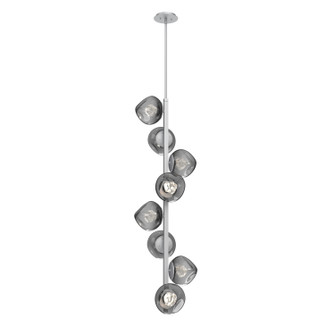 Luna LED Chandelier in Classic Silver (404|CHB0095-T8-CS-ZS-001-L3)