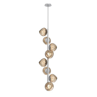 Luna LED Chandelier in Classic Silver (404|CHB0095-T8-CS-ZB-001-L3)