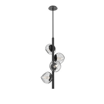 Luna LED Chandelier in Matte Black (404|CHB0095-T4-MB-GC-001-L3)