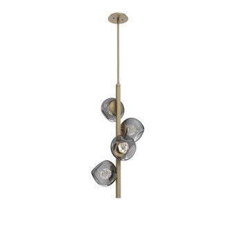 Luna LED Chandelier in Gilded Brass (404|CHB0095-T4-GB-ZS-001-L3)