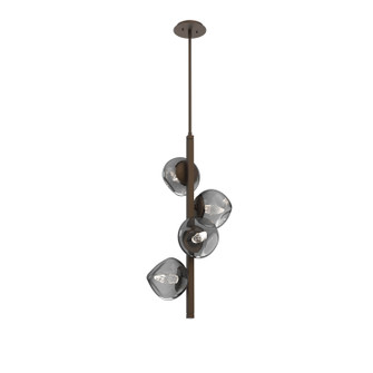 Luna LED Chandelier in Flat Bronze (404|CHB0095-T4-FB-GS-001-L1)