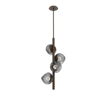 Luna LED Chandelier in Flat Bronze (404|CHB0095-T4-FB-FS-001-L3)