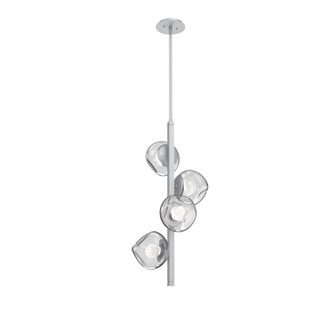 Luna LED Chandelier in Classic Silver (404|CHB0095-T4-CS-ZC-001-L1)