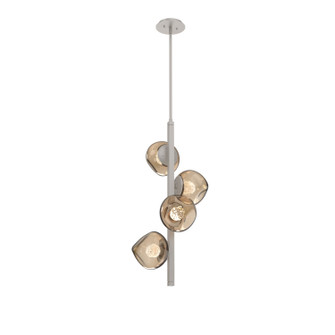 Luna LED Chandelier in Beige Silver (404|CHB0095-T4-BS-FB-001-L3)