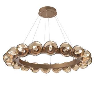 Luna LED Chandelier in Novel Brass (404|CHB0095-48-NB-GB-CA1-L3)