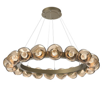 Luna LED Chandelier in Gilded Brass (404|CHB0095-48-GB-FB-CA1-L3)