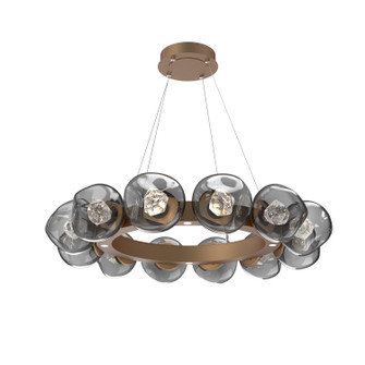 Luna LED Chandelier in Novel Brass (404|CHB0095-36-NB-ZS-CA1-L3)