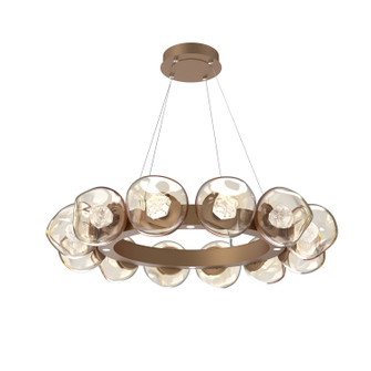 Luna LED Chandelier in Novel Brass (404|CHB0095-36-NB-ZA-CA1-L3)