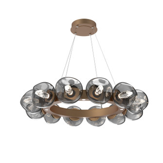 Luna LED Chandelier in Novel Brass (404|CHB0095-36-NB-GS-CA1-L1)