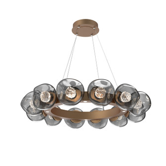 Luna LED Chandelier in Novel Brass (404|CHB0095-36-NB-FS-CA1-L1)