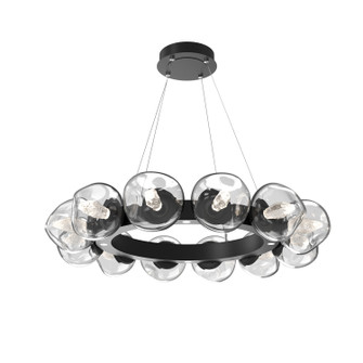 Luna LED Chandelier in Matte Black (404|CHB0095-36-MB-GC-CA1-L3)