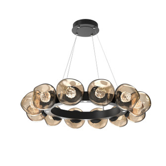 Luna LED Chandelier in Matte Black (404|CHB0095-36-MB-FB-CA1-L3)