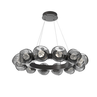 Luna LED Chandelier in Graphite (404|CHB0095-36-GP-ZS-CA1-L3)