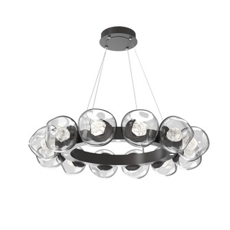 Luna LED Chandelier in Graphite (404|CHB0095-36-GP-ZC-CA1-L3)