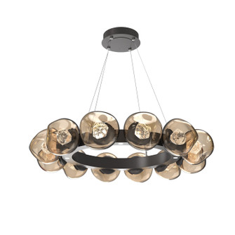 Luna LED Chandelier in Graphite (404|CHB0095-36-GP-ZB-CA1-L3)