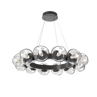 Luna LED Chandelier in Graphite (404|CHB0095-36-GP-GC-CA1-L3)