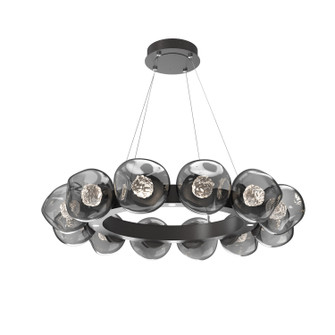 Luna LED Chandelier in Graphite (404|CHB0095-36-GP-FS-CA1-L3)