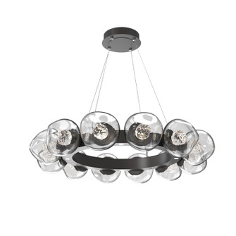 Luna LED Chandelier in Graphite (404|CHB0095-36-GP-FC-CA1-L1)