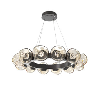 Luna LED Chandelier in Graphite (404|CHB0095-36-GP-FA-CA1-L1)