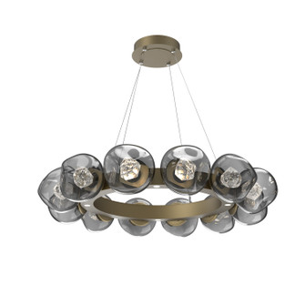 Luna LED Chandelier in Gilded Brass (404|CHB0095-36-GB-ZS-CA1-L3)