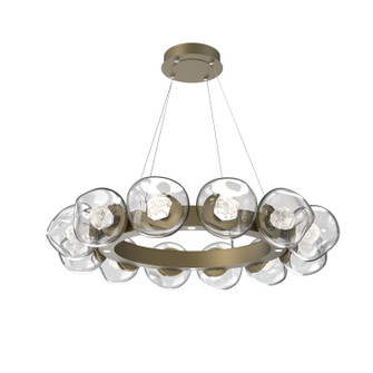 Luna LED Chandelier in Gilded Brass (404|CHB0095-36-GB-ZC-CA1-L3)