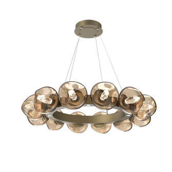 Luna LED Chandelier in Gilded Brass (404|CHB0095-36-GB-GB-CA1-L1)