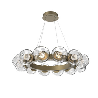 Luna LED Chandelier in Gilded Brass (404|CHB0095-36-GB-FC-CA1-L1)