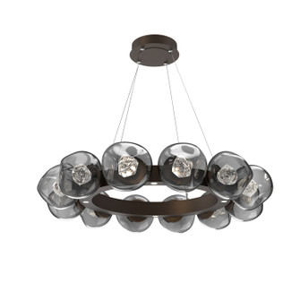 Luna LED Chandelier in Flat Bronze (404|CHB0095-36-FB-ZS-CA1-L3)