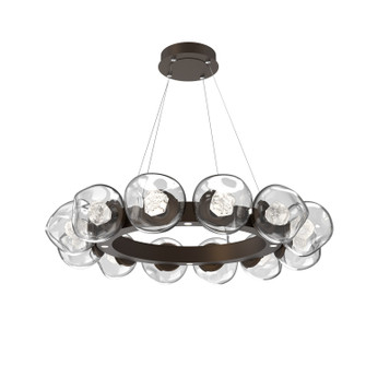 Luna LED Chandelier in Flat Bronze (404|CHB0095-36-FB-ZC-CA1-L3)